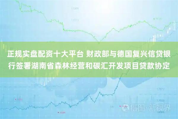 正规实盘配资十大平台 财政部与德国复兴信贷银行签署湖南省森林经营和碳汇开发项目贷款协定